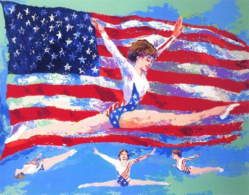 Leroy Neiman Golden Girl
